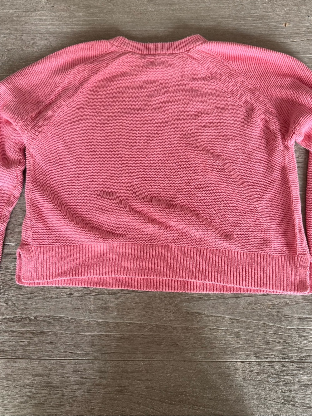French Connection Lilly Mozart Pink Crewneck Sweater 100% Cotton size M - Picture 3 of 8
